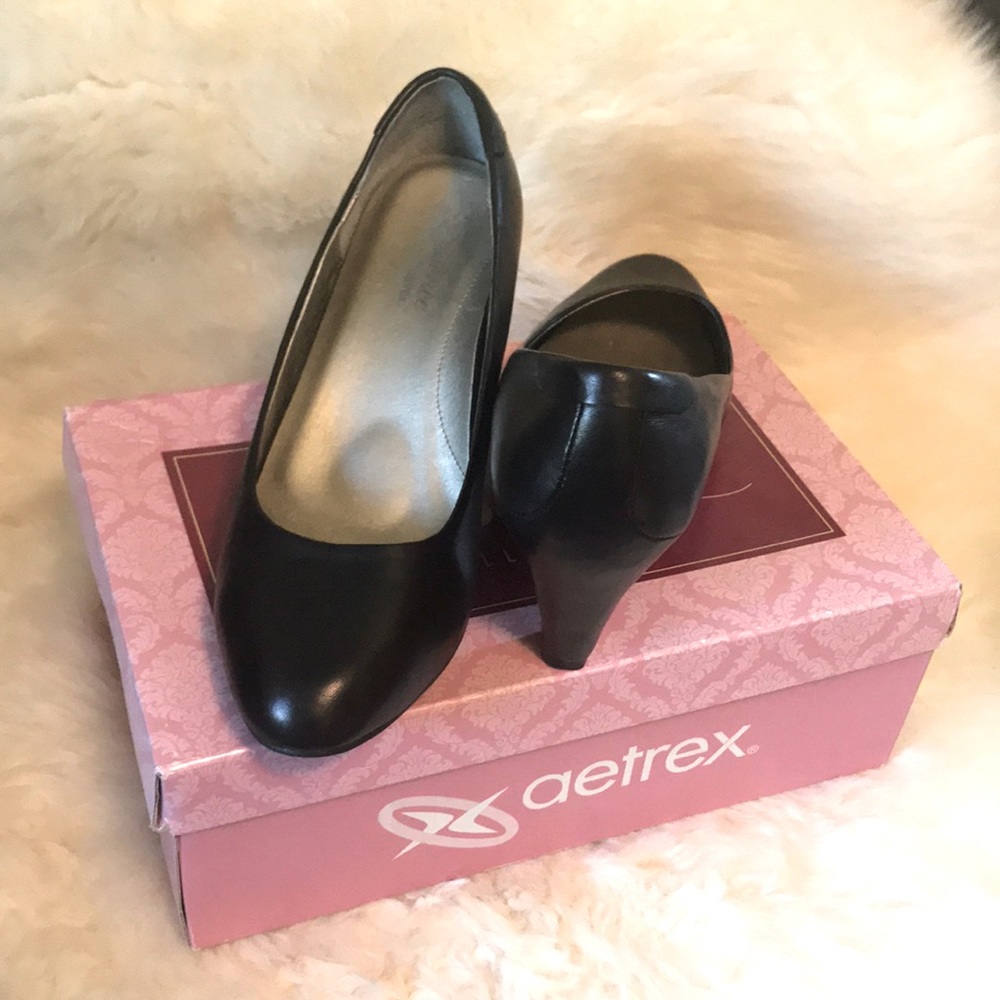 Black Dress Shoes Size 7W